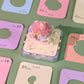 Colorful Tree House 3D Paper Sculpture Calendar Memo Pad With Light
