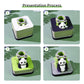 Panda Model 3D Memo Pad With Pen Holder Hole