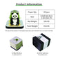 Panda Model 3D Memo Pad With Pen Holder Hole