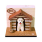 Cute Dog Cottage 3D Model Hand Torn Memo Pad With Weekly Calendar 2026