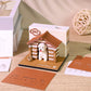 Cute Dog Cottage 3D Model Hand Torn Memo Pad With Weekly Calendar 2026