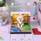 Cute Puppy Dog 3D Model Hand Torn Memo Pad With Weekly Calendar 2026