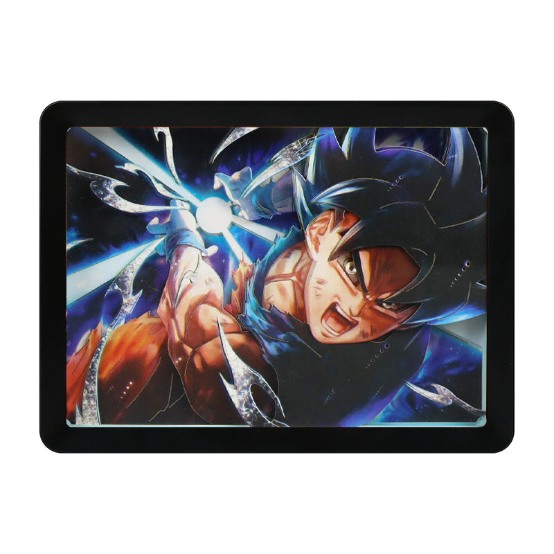 Dragon Ball Anime Light Box Paper Craving Lamp（Black Shadow Box Frame）