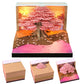 Sakura Cherry Blossom Tree 3D Model Memo Pad With Calendar