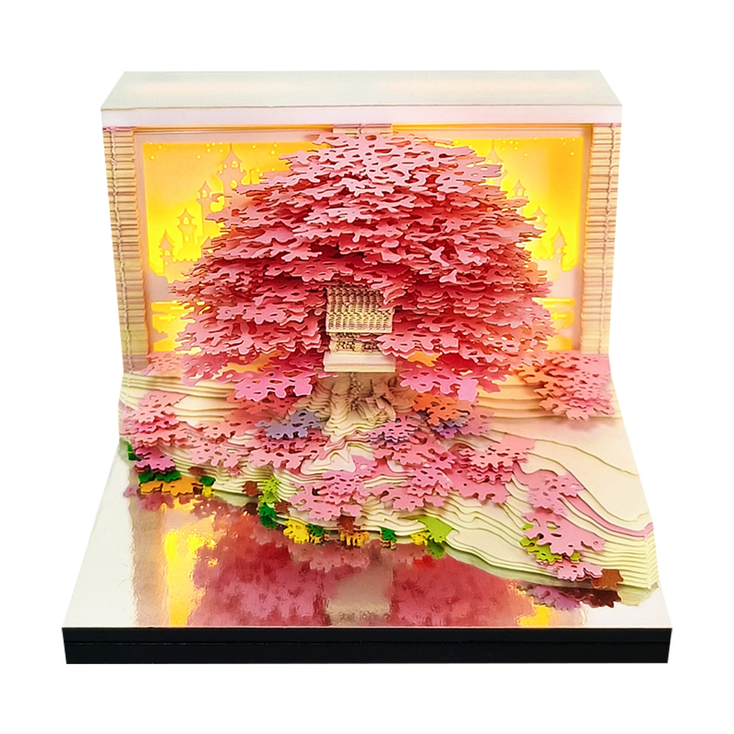 Flowers and Tree 3d memo pad