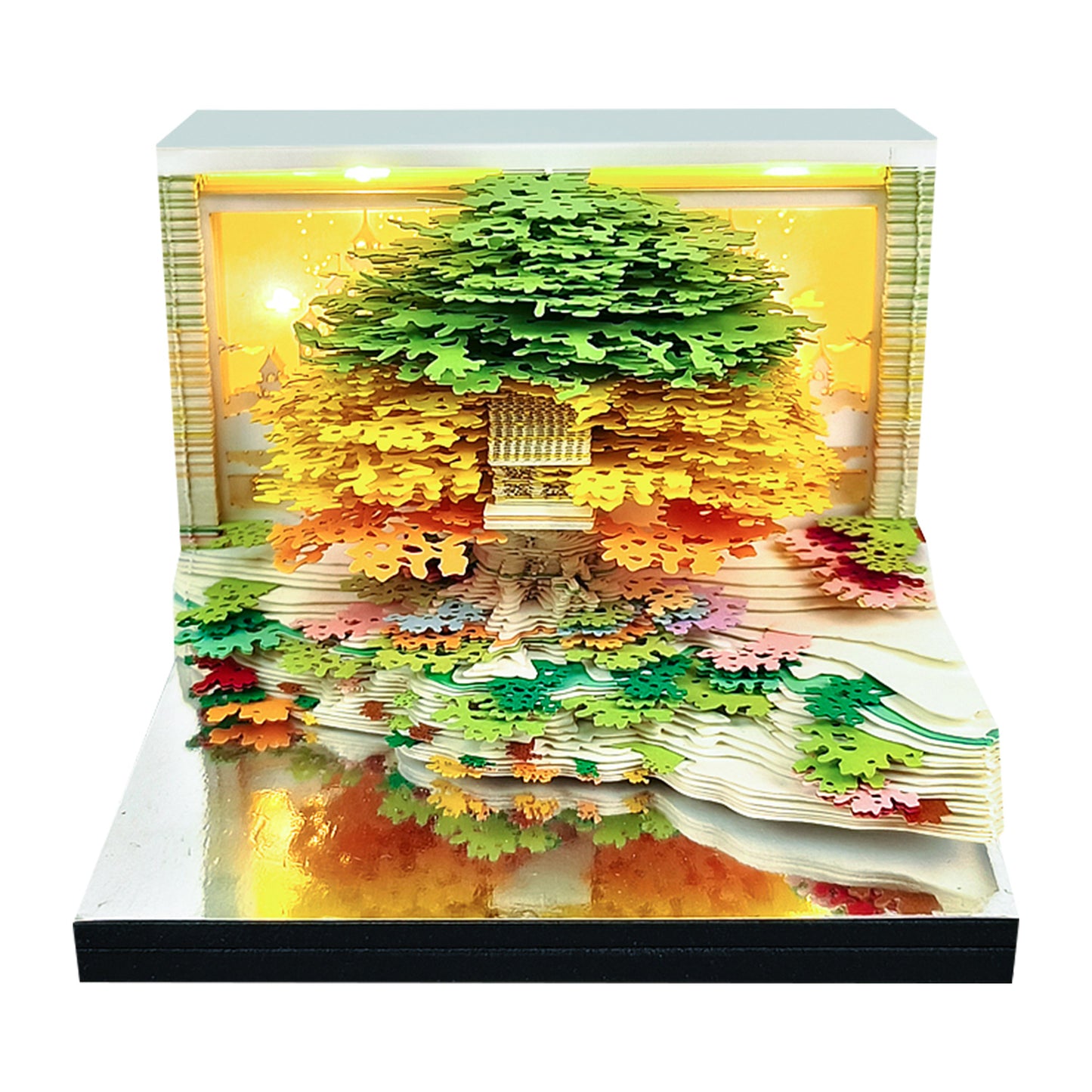 Flowers and Tree 3d memo pad