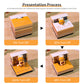 Cute Detective Fox Cartoon 3D Calendar Memo Pad With Light