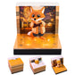 Cute Detective Fox Cartoon 3D Calendar Memo Pad With Light
