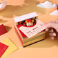 God of Wealth Figure Model Hand Tear off 3D Calendar Memo Pad with Light