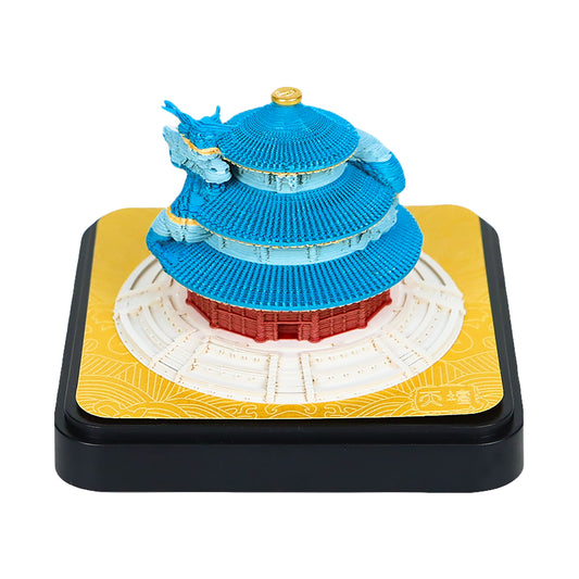 Temple of Heaven 3D Model Hand Torn Memo Pad with Calendar 2026（Small Panoramic）