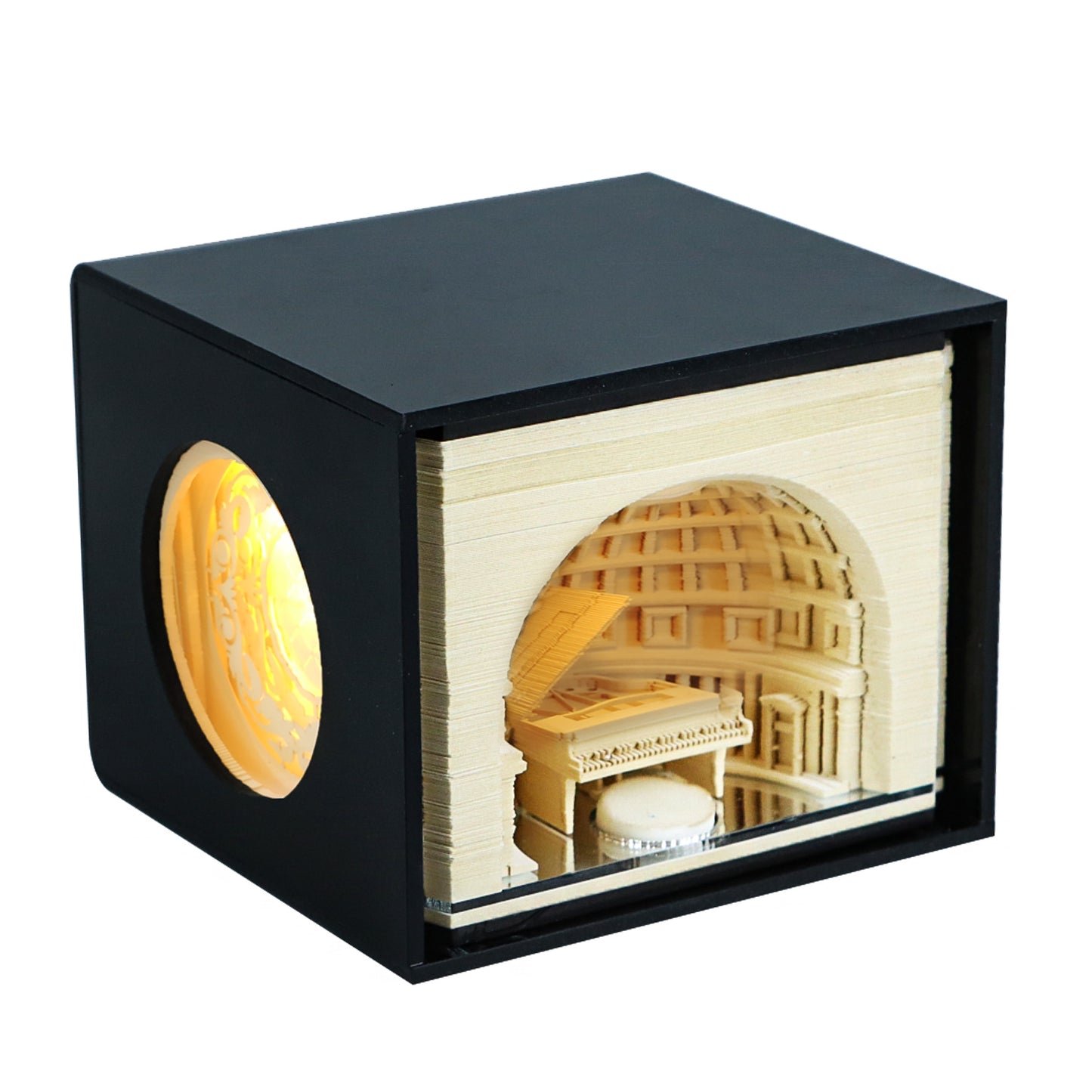 Heavenly Sound Bluetooth Music Player Aromatherapy Holder 3D Memo Pad With Light