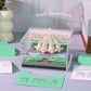 Indian Lotus Temple 3D Model Hand Torn Memo Pad With Weekly Calendar 2026