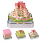 Love Castle 3D Model Hand Torn Memo Pad With Daily Calendar 2026