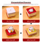 Lucky Ctchinese Style 3D Paper Sculpture Calendar Memo Pad With Light