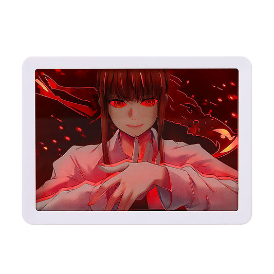 Máchima Anime Light Box Paper Craving Lamp（Black Shadow Box Frame）