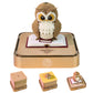 Panoramic Magic Eagle OWL 3D Paper Sculpture Calendar Memo Pad With Light