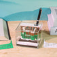Magic Wish House Diorama Model Hand Tear off 3D Calendar Memo Pad with Light