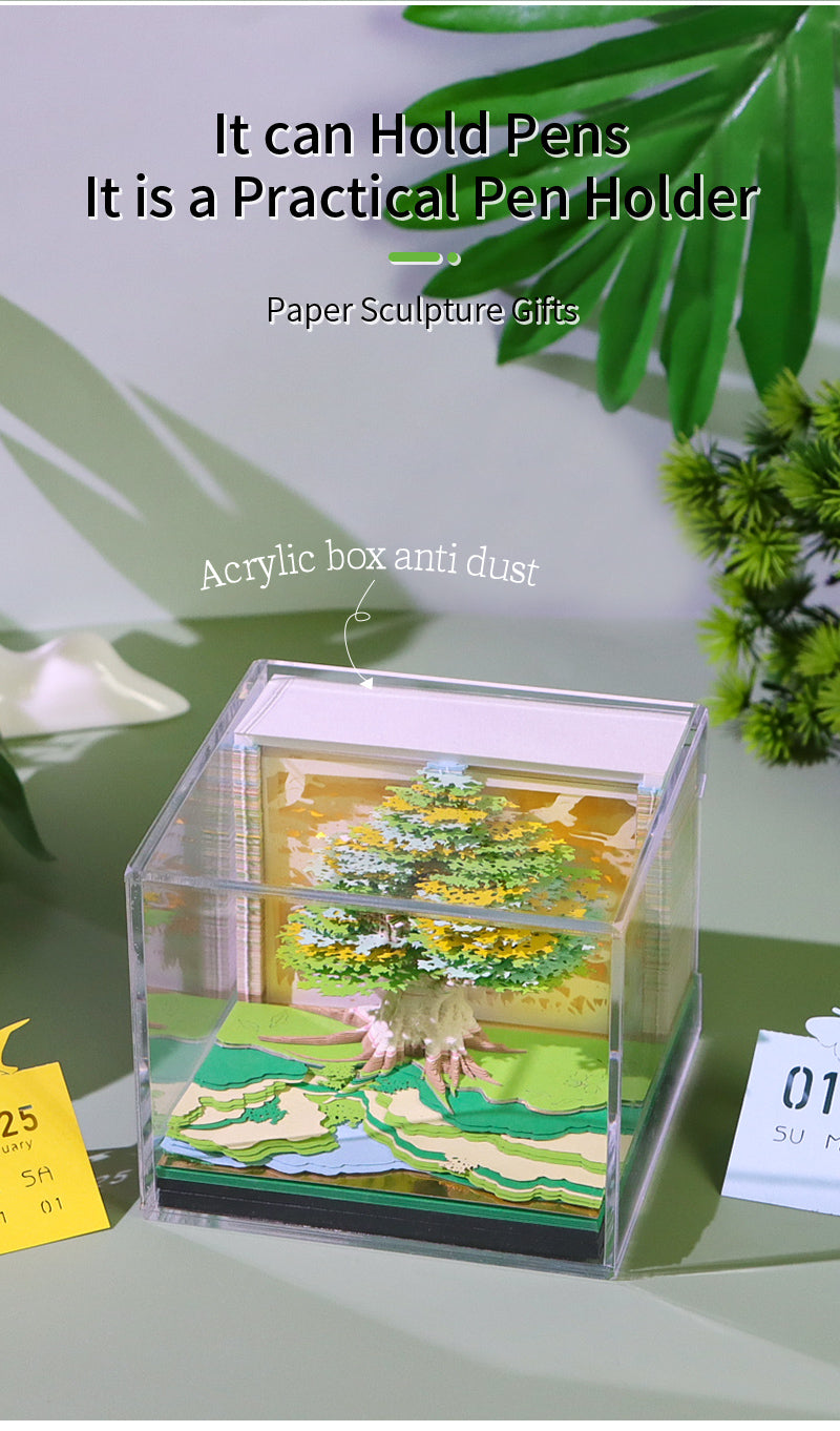 2025 Christmas Tree 3d memo pads