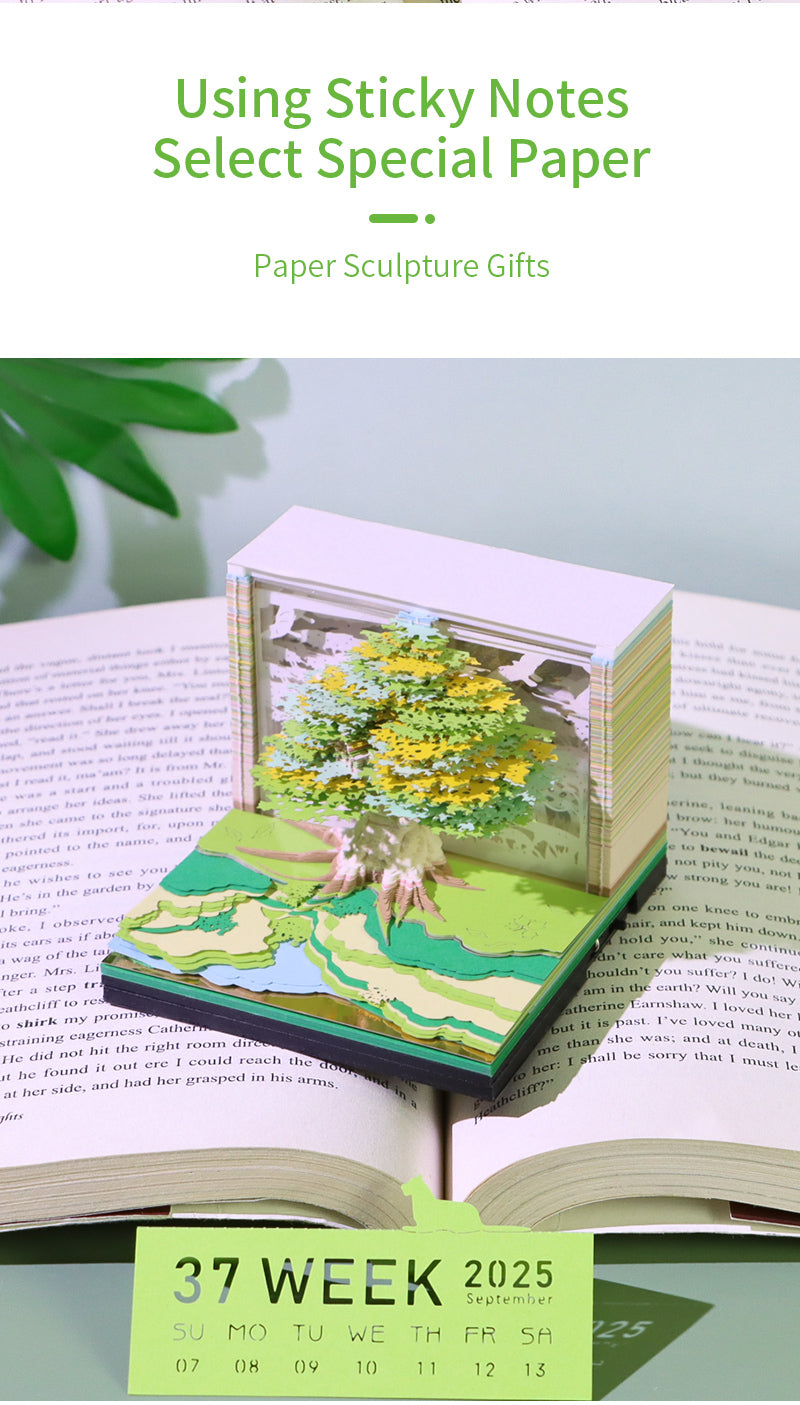 2025 Christmas Tree 3d memo pads