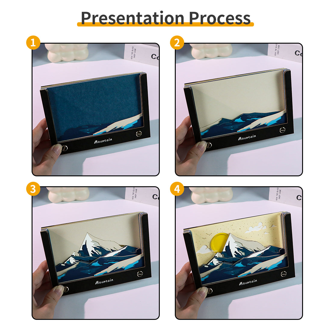 Snow Mountain Handicraft Tear Off 3D Memo Pad
