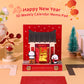 Happy New Year Tear Off 3D Memo Pad With Light and Calendar