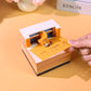 Cute Orange Cat Hand Tear off 3D Calendar Memo Pad With Ligh