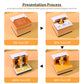 Cute Orange Cat Hand Tear off 3D Calendar Memo Pad With Ligh