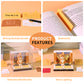Cute Orange Cat Hand Tear off 3D Calendar Memo Pad With Ligh