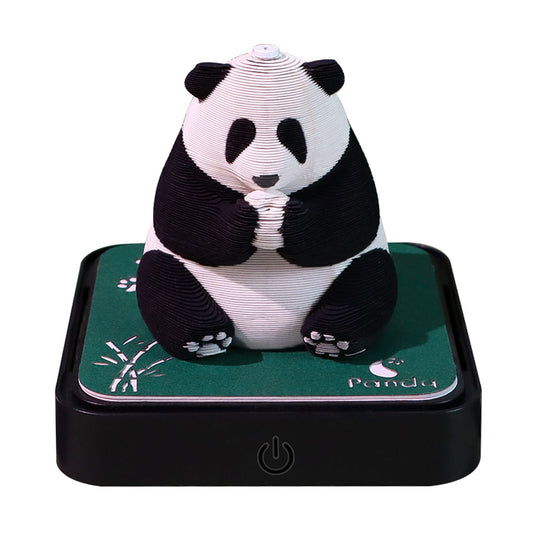 Cute Panda 3D Model Hand Torn Memo Pad With Daily Calendar 2026