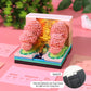 Blossoms Peach Grove 3D Model Memo Pad With Calendar and LED