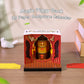 Magic Wizard Coin bank Miniature Hand Tear off 3D Calendar Memo Pad With Light