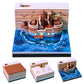 Pirate Ship 3D Model Memo Pad With Calendar
