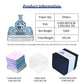 Blue and White Porcelain 3D Paper Sculpture Calendar Memo Pad With Light