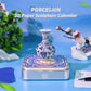 Blue and White Porcelain 3D Paper Sculpture Calendar Memo Pad With Light