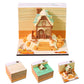 Pumkin House Diorama Hand Tear off 3D Calendar Memo Pad With Light