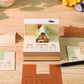 Pumkin House Diorama Hand Tear off 3D Calendar Memo Pad With Light