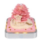 Pink Treehouse Model Hand Torn 3D Memo Pad Panoramic 3D Calendar