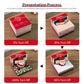Santa Claus Christmas Gift Hand Tear off 3D Calendar Memo Pad With Light