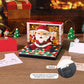 Santa Claus Christmas Gift Hand Tear off 3D Calendar Memo Pad With Light