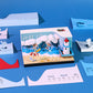 Surfing Great Wave Hand Tear off 3D Calendar Memo Pad With Light