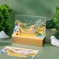 The Great Wall 3D Model Tear Off 3D Memo Pad With Light and Calendar