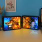 Naruto Character Paper Craving Lamp（Black Shadow Box Frame）