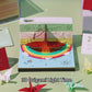 3D memo pads Origami Calendar 2025