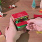 Christmas Tree and Santa House 3D Model Hand Torn Memo Pad With Weekly Calendar 2026