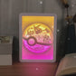 Pokemon Anime Light Box Paper Craving Lamp（White Shadow Box Frame）