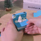 Notre Dame Cathedral,United States Capitol,Santorini and Taj Mahal 3D Miniature Model Hand Torn Memo Pad