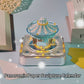 Romantic Carousel 3D Model Hand Torn Memo Pad With Daily Calendar 2026 and Light