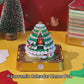 Christmas Tree Model Hidden 3D Calendar (Golden Base）