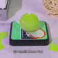 Tennis Ball 3D Model Hand Torn Memo Pad with Calendar 2026（Small Panoramic）