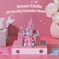 Magic Fairy Castle 3D Calendar Memo Pad With Light
